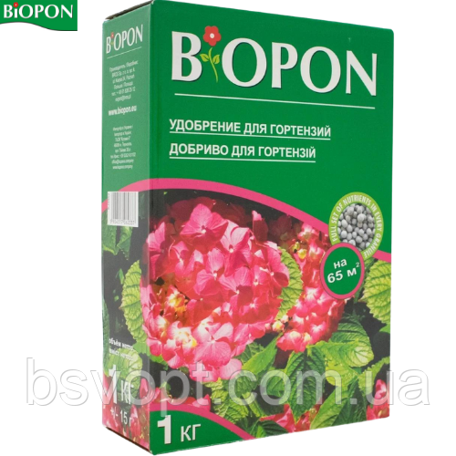 Гранульоване добриво для гортензій багатокомпонентне BIOPON 1 кг