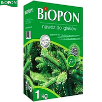 Гранулированное удобрение для хвойных растений многокомпонентное BIOPON 1 кг