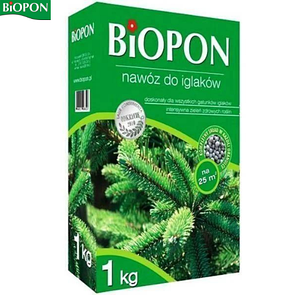 Гранульоване добриво для хвойних рослин багатокомпонентне BIOPON 1 кг