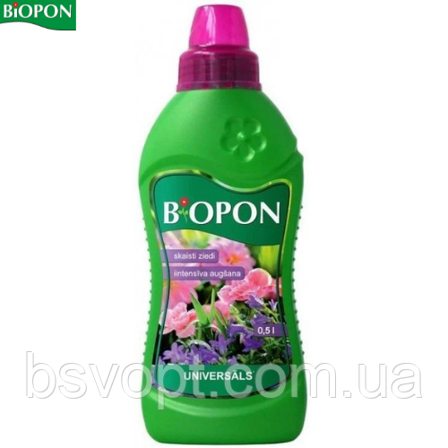 Рідке мінеральне добриво універсальне багатокомпонентне BIOPON 500 мл