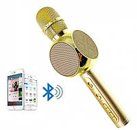 Беспроводной Караоке Микрофон Magic Karaoke YS-63 Pro Детский Микрофон Караоке,Колонка, Караоке Мікрофон,Gold