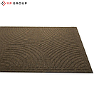 Килимок придверний текстильний на гумовій основі YP-Group К-501 коричневий 40x60 см, фото 4