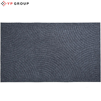 Килимок придверний текстильний на гумовій основі YP-Group К-501 сірий 40x60 см