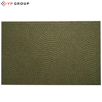 Килимок придверний текстильний на гумовій основі YP-Group К-501 хакі 40x60 см