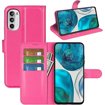 Чохол-книжка Litchie Wallet для Motorola G52 / G82 Rose