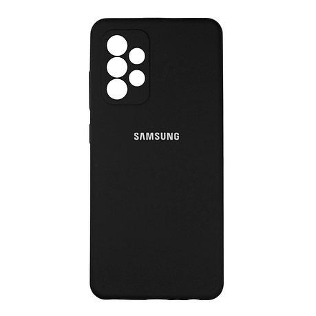 Чохол Silicone Case Premium для Samsung Galaxy A53 Black, фото 1