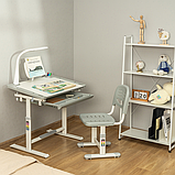 Парта + стілець трансформери FunDesk Littonia Grey, фото 9
