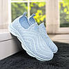 Кросівки жіночі текстильні блакитні з візерунком Гіпаніс 4125, фото 7