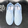 Кросівки жіночі текстильні блакитні з візерунком Гіпаніс 4125, фото 8