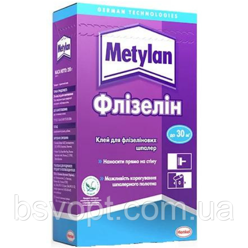 Клей для шпалер Metylan Флізелін 250 г