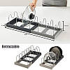 Розширюваний тримач для зберігання з неіржавкої сталі DISH RACK, фото 3