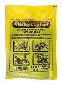 Захисна укривочна плівка для будівельних робіт 20м2 Maler Freund 20мкн 4х5 м