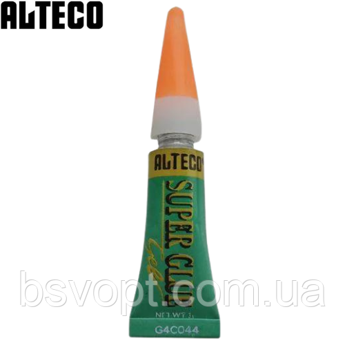 Суперклей на мультикарті Alteco Гель 12х3 г