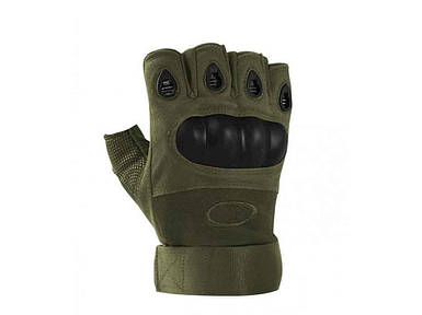 Перчатки захисні спеціального призначення р.L напівпалі із захистом тильної частини зелений ТМ Sizam FG