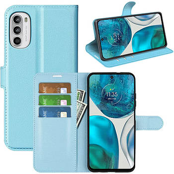 Чохол-книжка Litchie Wallet для Motorola G52 / G82 Light Blue