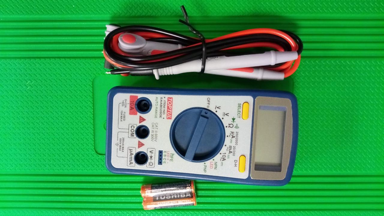 Цифровий мультиметр TOPTUL EAAB0260E