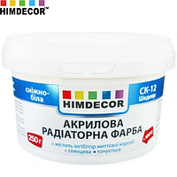 Краска радиаторная реставрационная 100°C Himdecor Shedevr СК-12 250 г