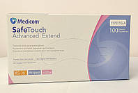 Перчатки нитриловые РОЗОВЫЕ р-р XS (Medicom SafeTouch Advanced ) 100шт/уп.,