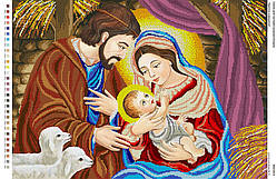 Схема вишивки бісером Різдво А2. Габардин