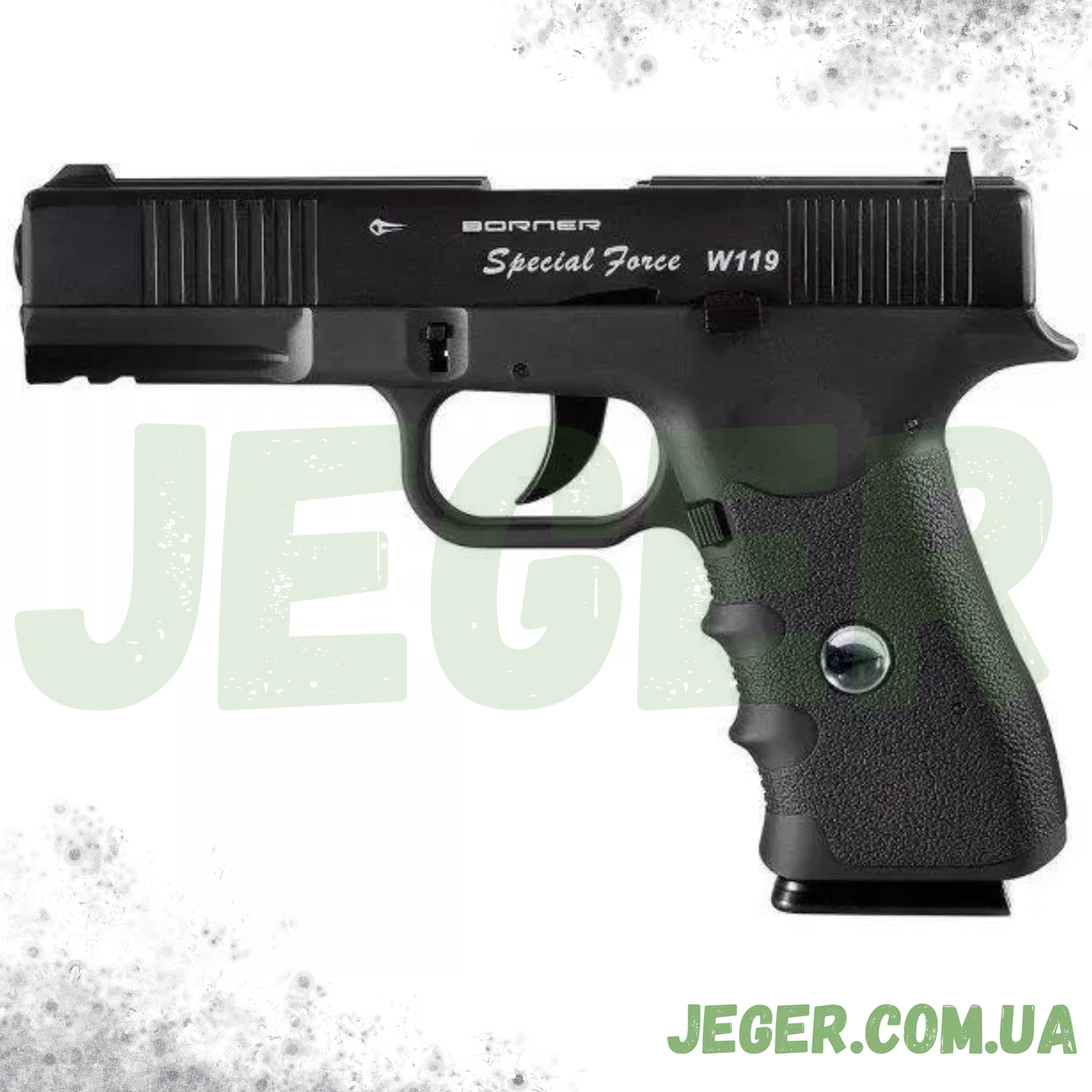 Пневматичний пістолет Borner W119 Blowback Special Force JGR
