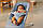 BabyBjorn - Крісло-шезлонг Bouncer Bliss Cotton Petal Quilt, Blue (блакитний), фото 8