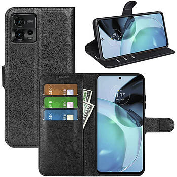 Чохол-книжка Litchie Wallet для Motorola G72 Black