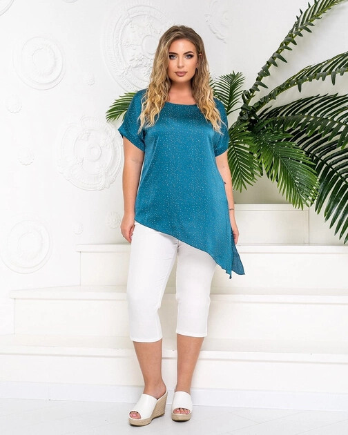 Комфортний жіночий костюм, ткань "Шелк Армани + Бавовна стрейч" 52, 54, 58 размер 52