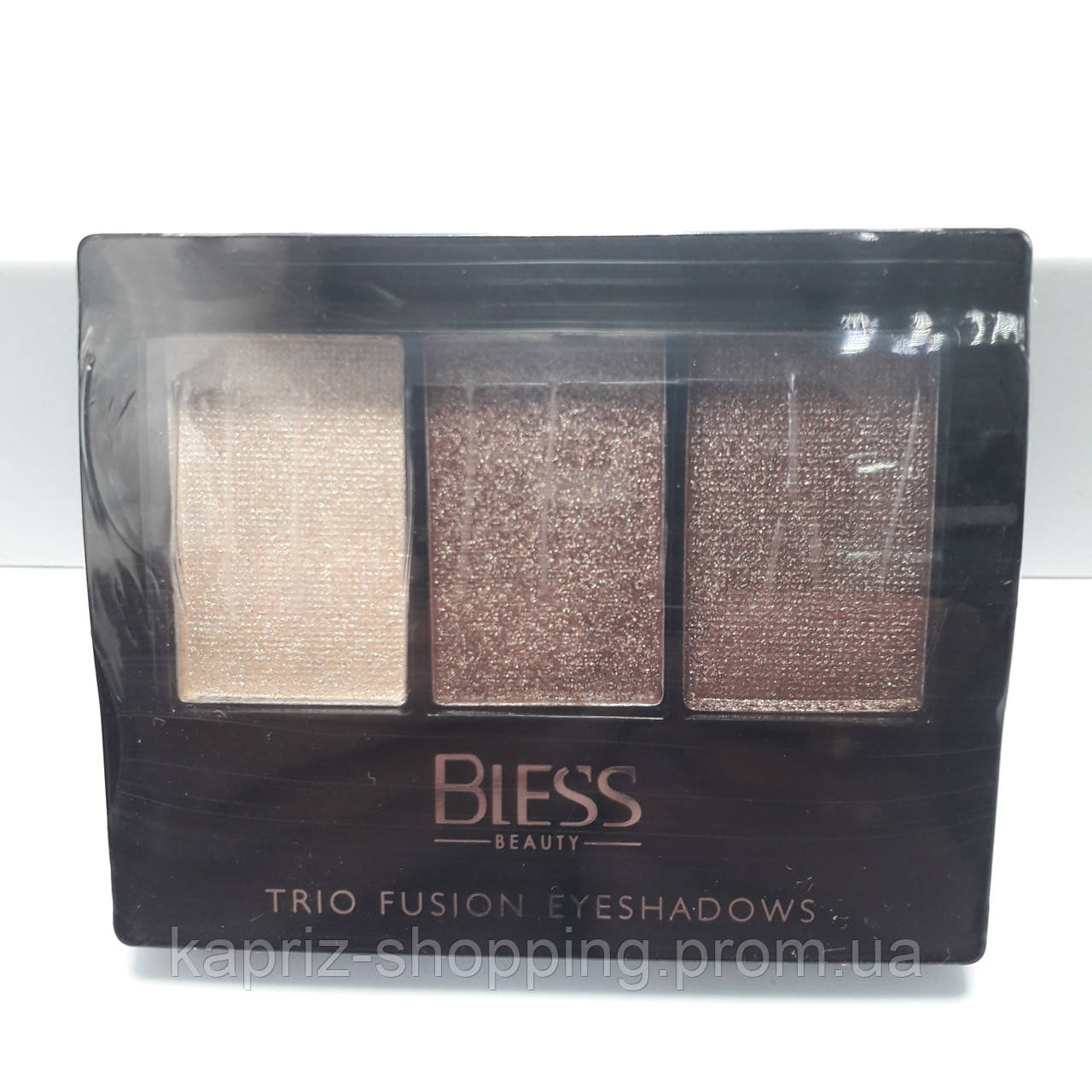 Тіні для повік потрійні Bless Beauty Trio Fusion Eyeshadows No03