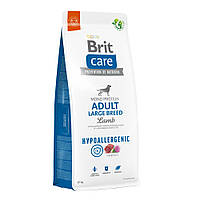 Сухой корм для собак крупных пород Brit Care Hypoallergenic с ягненком 12кг