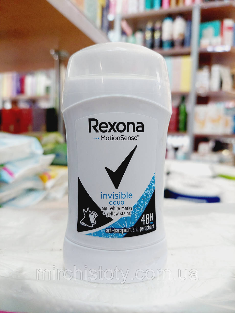 Дезодорант стик женский Рексона Rexona Invisible aqua 40мл (ID ...