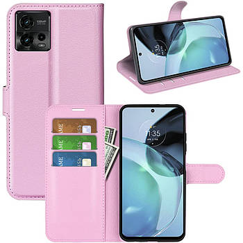 Чохол-книжка Litchie Wallet для Motorola G72 Light Pink