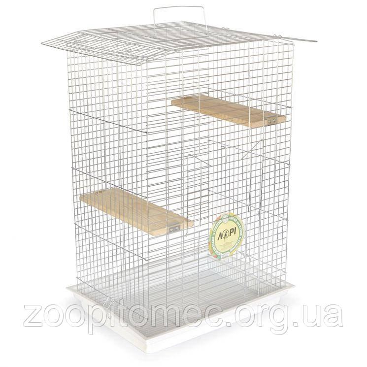 Клетка для шиншил ШИНШИЛЛА ЛЮКС Цинк 565x400x850 мм: продажа, цена в ...