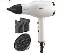 Професійний фен для волосся DSP 37002 1400 Ватт Дифузор Чорний 3 насадки