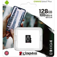 Картка пам'яті KINGSTON microSD 128 GB UHS Class 10 100R без адаптера