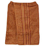 Парео банне махрове (70*140см), світло-коричневе