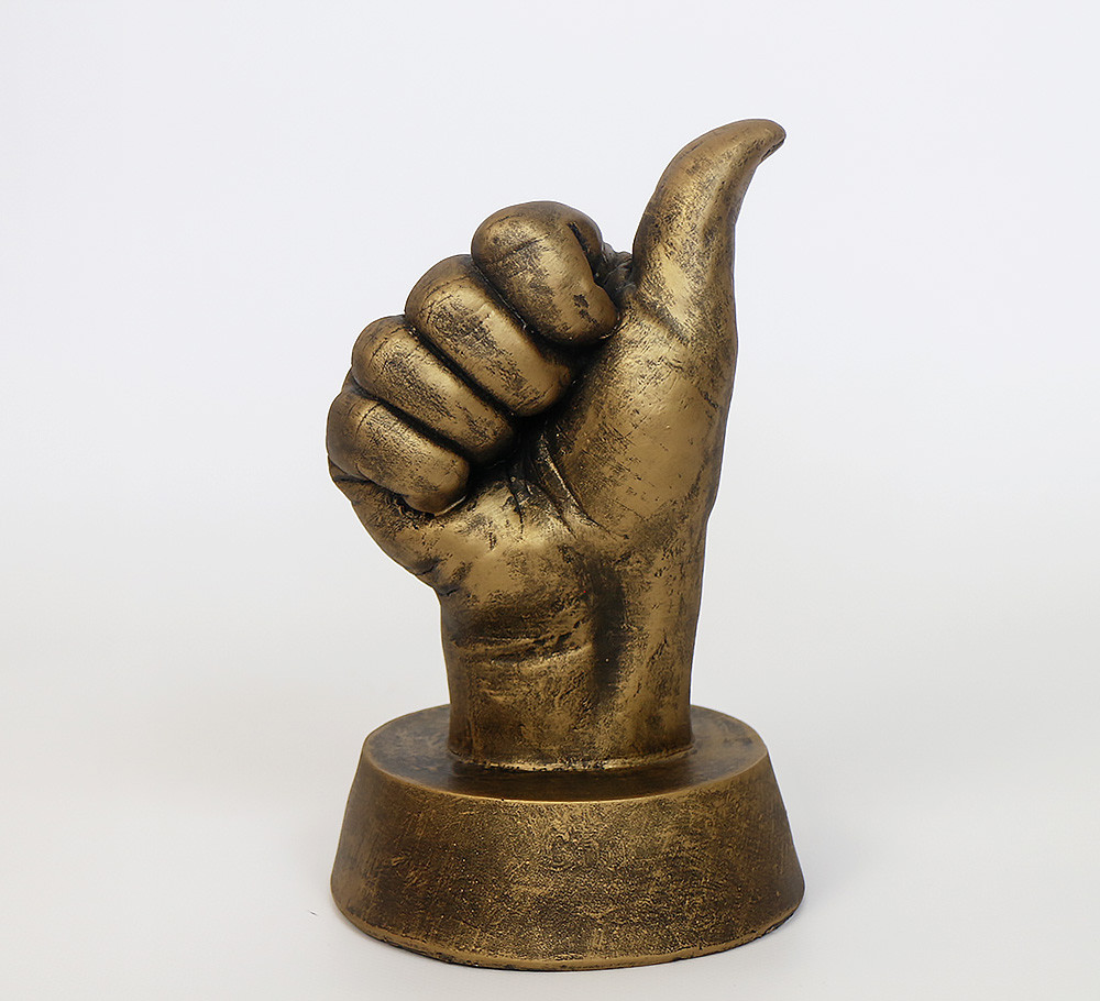 Статуетка Рука "Гуд!" (Все добре) 24 см Гранд Презент СП512-3 бронза