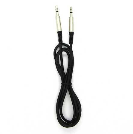 AUX Кабель WUW X175 3.5mm - AUX 3.5mm 1м Чорний, фото 2