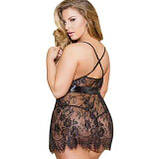 Мереживний пеньюар із пояском, фото 2