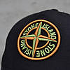 Брендова Кепка Stone Island бейсболка Стон Айленд чорна з патчем Турецький коттон літня чоловіча жіноча модна, фото 2