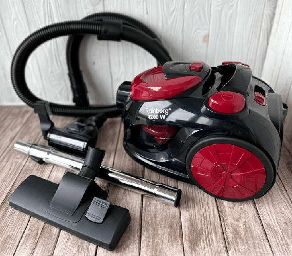 Купить Мощный колбовый пылесос с регулировкой мощности Rainberg 4200W ...