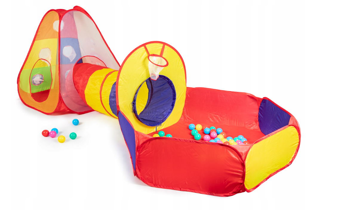 Намет для дитячого майданчика - сухий басейн + м'ячі Iplay house 3 роки +