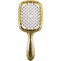 Гребінець для волосся золото з білим Janeke Superbrush AUSP230 BIA, фото 3