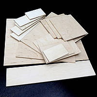 Фанера 700мм х 850мм х 4мм шліфована