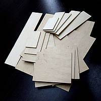 Фанера 170мм х 270мм х 4мм шліфована