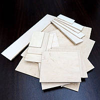 Фанера 230мм х 250мм х 4мм шліфована