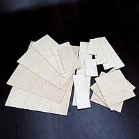 Фанера 700мм х 700мм х 4мм шліфована