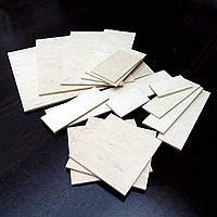 Фанера 130мм х 230мм х 4мм шліфована