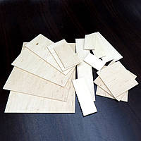 Фанера 130мм х 200мм х 4мм шліфована