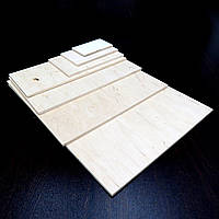 Фанера 700мм х 750мм х 4мм шліфована