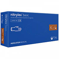 Нитриловые перчатки Nytrilex, XL 100 шт,